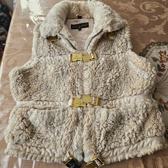 Vintage Baby Phat Faux Fur Vest - Picture 1 of 11